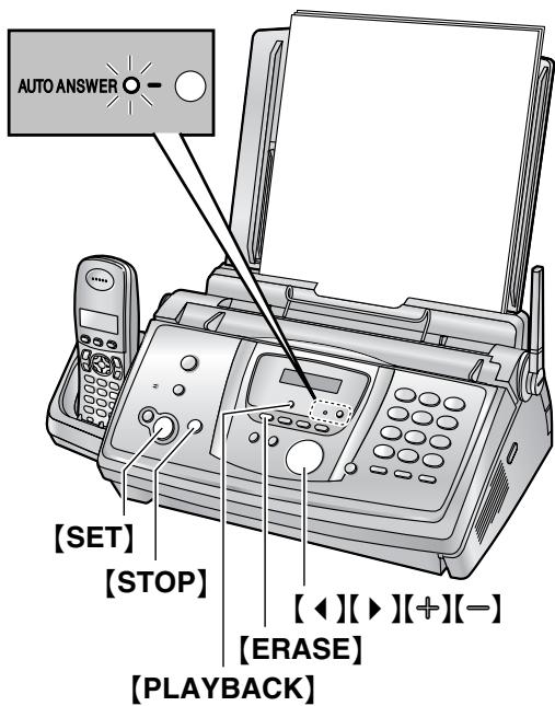 PANASONIC KXFC235E - Listening to recorded messages - 2