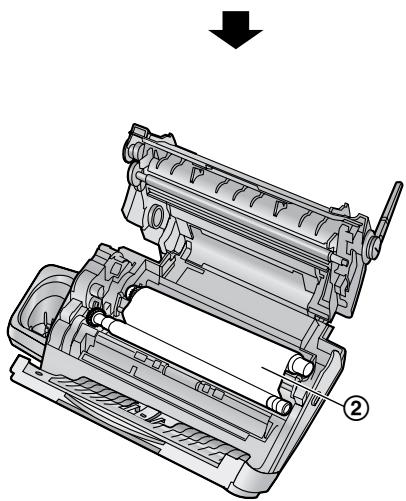 PANASONIC KXFC235E - Installing the ink film - 6