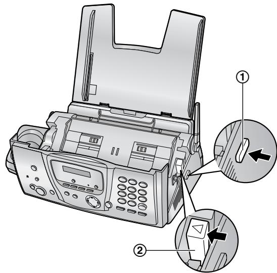 PANASONIC KXFC235E - Thermal head cleaning - 2