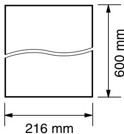 PANASONIC KXFC235E - Maximum document size - 1