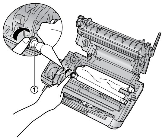 PANASONIC KXFC235E - Installing the ink film - 5