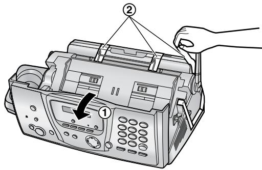 PANASONIC KXFC235E - Removing the shipping tape - 1