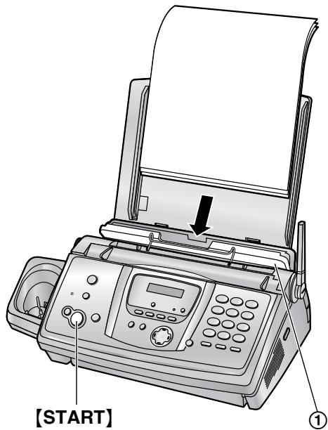 PANASONIC KXFC235E - When the recording paper was not fed into the unit properly - 1