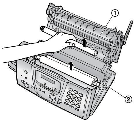 PANASONIC KXFC235E - Replacing the ink film - 1