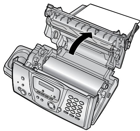 PANASONIC KXFC235E - When the recording paper has jammed in the unit - 3