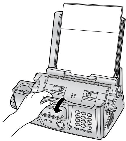PANASONIC KXFC235E - When the recording paper has jammed in the unit - 1