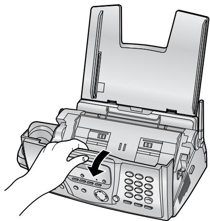 PANASONIC KXFC235G - Reinigung des Dokumenteneinzugs / Vorlagenglases des Scanners - 1