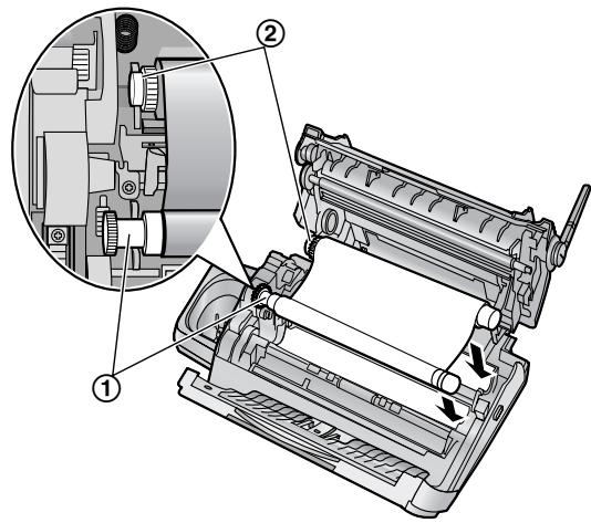 PANASONIC KXFC235G - Einsetzen des Druckfilms - 4