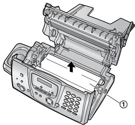 PANASONIC KXFC235G - Reinigung des Thermodruckkopfs - 4