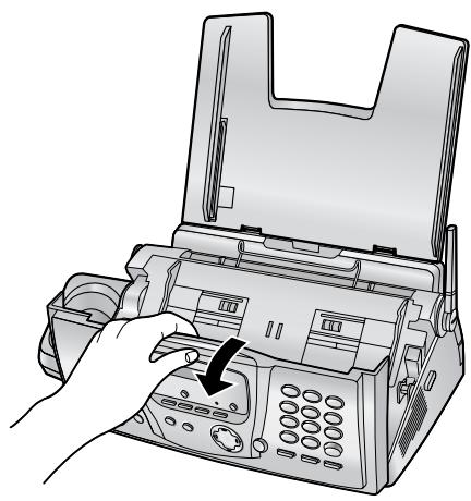 PANASONIC KXFC235G - Reinigung des Thermodruckkopfs - 1