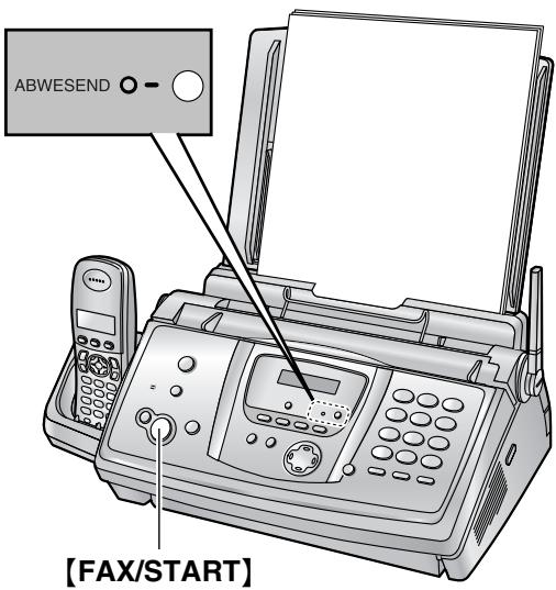 ABWESEND 【FAX/START】
