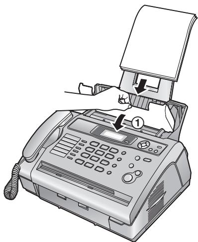 PANASONIC KXFL401E - When the recording paper has jammed near the recording paper exit - 8