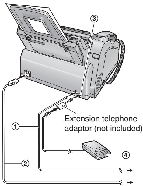 PANASONIC KXFL401E - Caution: - 1