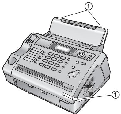 PANASONIC KXFL401E - Removing the shipping tape - 1