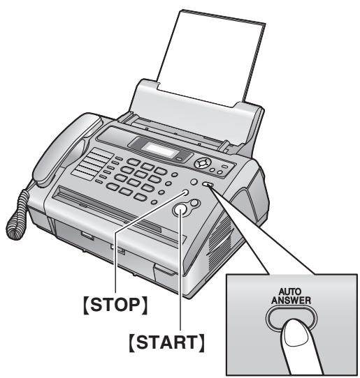 PANASONIC KXFL401E - Activating TEL mode - 1