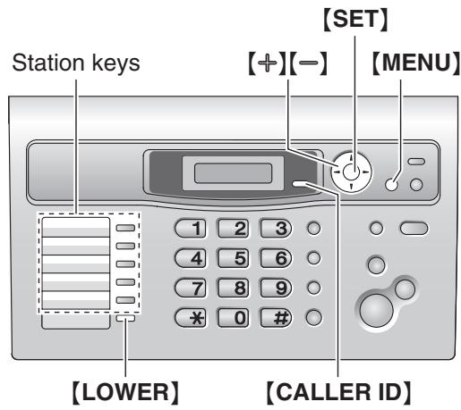 PANASONIC KXFL401E - Into the one-touch dial - 1