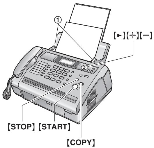 PANASONIC KXFL401E - Making a copy - 1