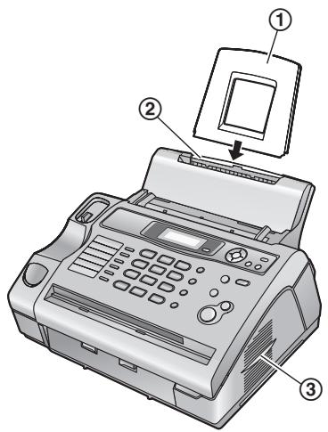 PANASONIC KXFL401G - Papierhalter - 1
