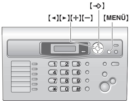 [←][►][+][-] [MENÜ] 1 2 3 4 5 6 7 8 9 * 0 #