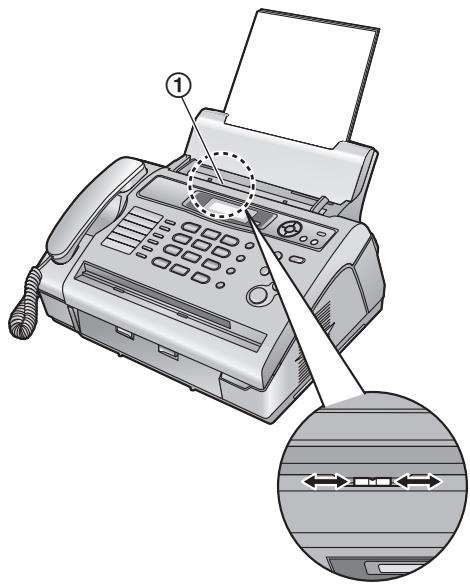 PANASONIC KXFL401G - Es erfolgt entweder kein, oder aber mehrfacher Papiereinzug - 1