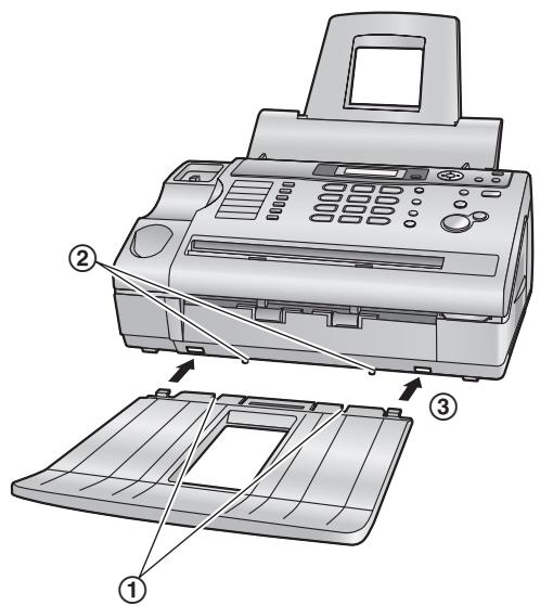 PANASONIC KXFL401G - Papierablage - 1