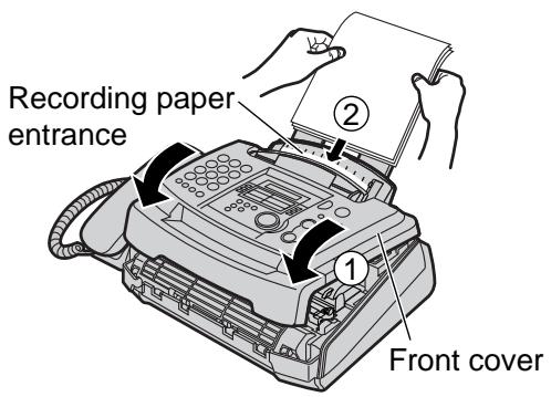 PANASONIC KXFL501E - When the recording paper has jammed in the unit - 6