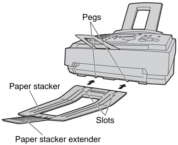 PANASONIC KXFL501E - Paper stacker - 1