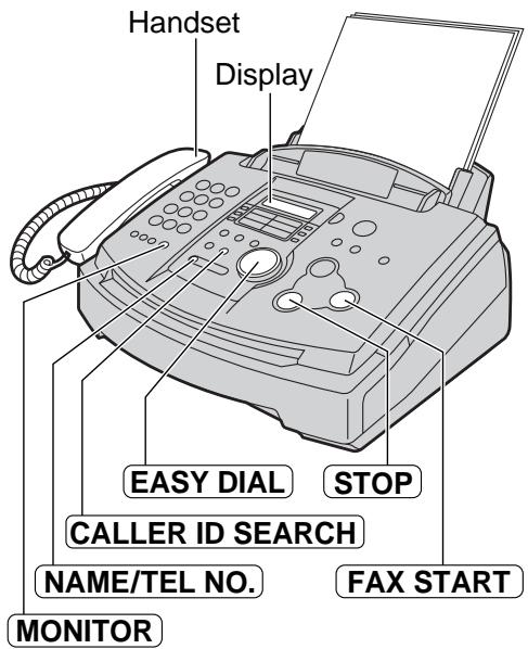 PANASONIC KXFL501E - Press MONITOR or lift the handset to make a call. - 1