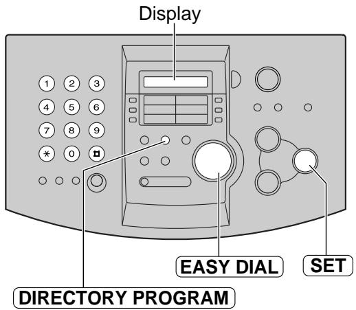 PANASONIC KXFL501E - Editing and erasing a stored name and number = Editing a stored name and number - 2