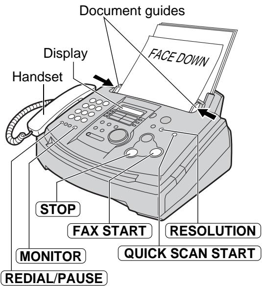 PANASONIC KXFL501E - Convenient way to send a fax - 1