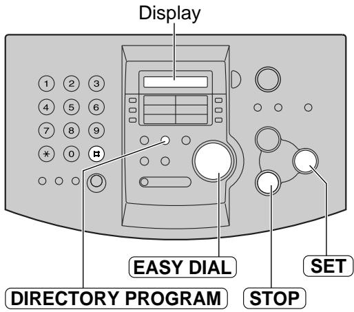 PANASONIC KXFL501E - Erasing a stored station and item - 2