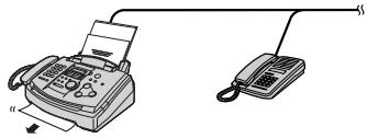 PANASONIC KXFL501E - When an extension telephone is connected - 2
