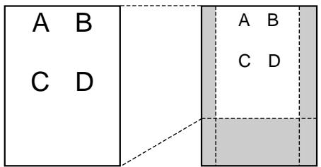 PANASONIC KXFL501E - To reduce or enlarge a document - 1