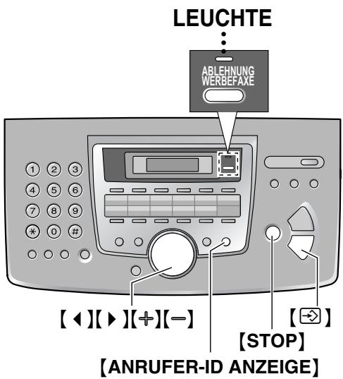 PANASONIC KXFL611G - Aktivierung des selektiven Empfangs - 1