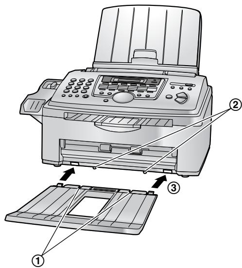 PANASONIC KXFL611G - Papierablage - 1