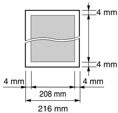 PANASONIC KXFL611G - Effektive Scanfläche - 1