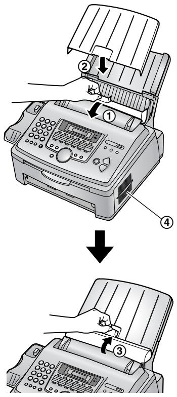 PANASONIC KXFL611GR - Δίσκος χαρτιού και κάλυμμα δίσκου χαρτιού - 2