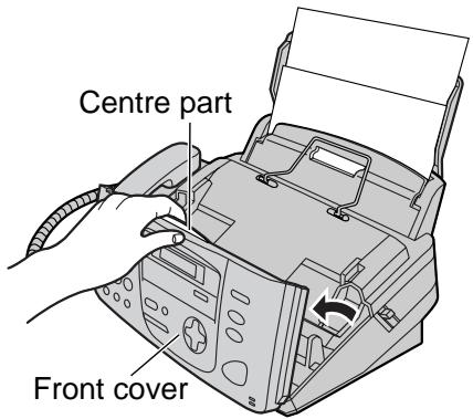Centre part Front cover