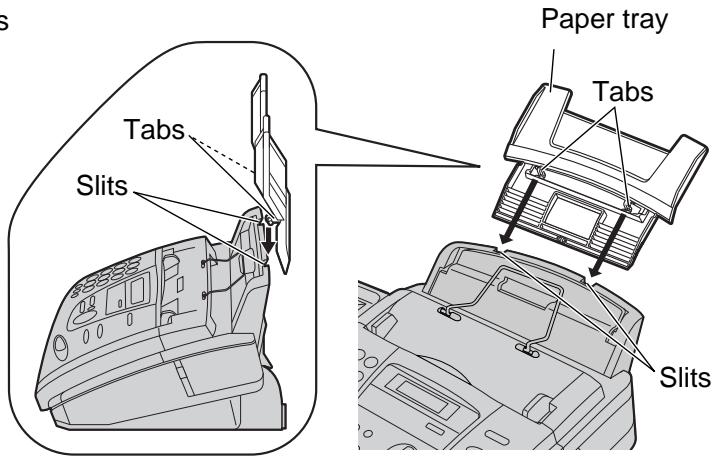 S Tabs Slits Paper tray Tabs Slits