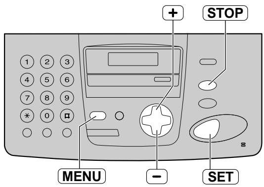 STOP MENU SET