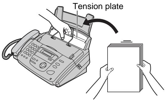 Tension plate