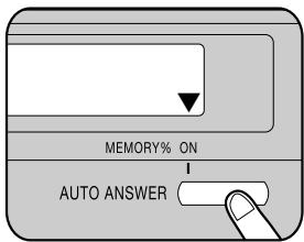 MEMORY% ON AUTO ANSWER