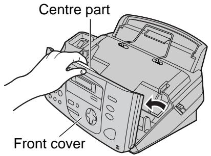Centre part Front cover