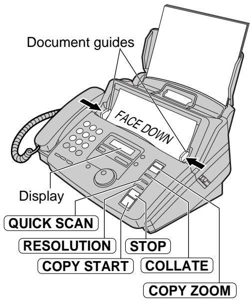 PANASONIC KXFP181E - Making a copy - 1