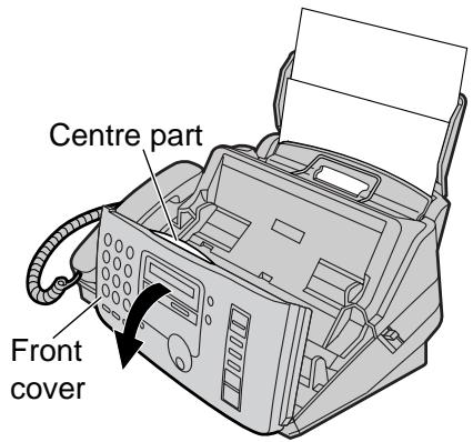 PANASONIC KXFP181E - Recording paper jam - 3