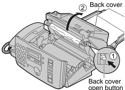 PANASONIC KXFP181E - Recording paper jam - 4