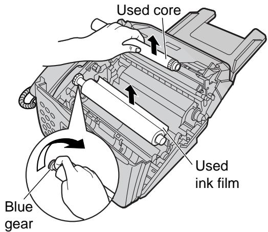 PANASONIC KXFP181E - Replacing the ink film - 3