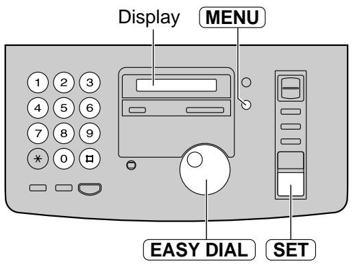 PANASONIC KXFP181E - General programming method - 1