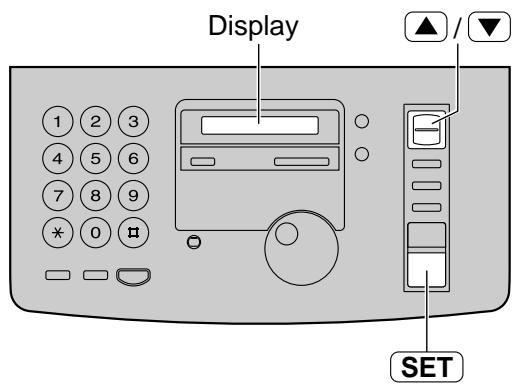PANASONIC KXFP181E - Answering device volume (KX-FP185/KX-FM189 only) - 1