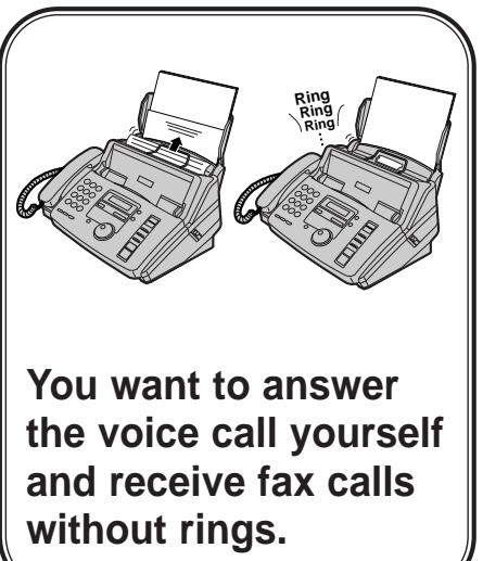PANASONIC KXFP181E - Setting the unit to receive taxes - 2